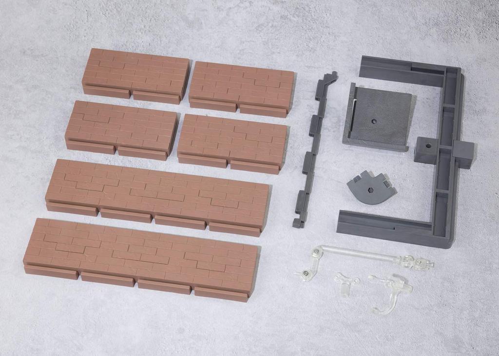 TAMASHII NATIONS Tamashii OPTION Brick Wall ABS finished figure (Brown ver.) Non-scale