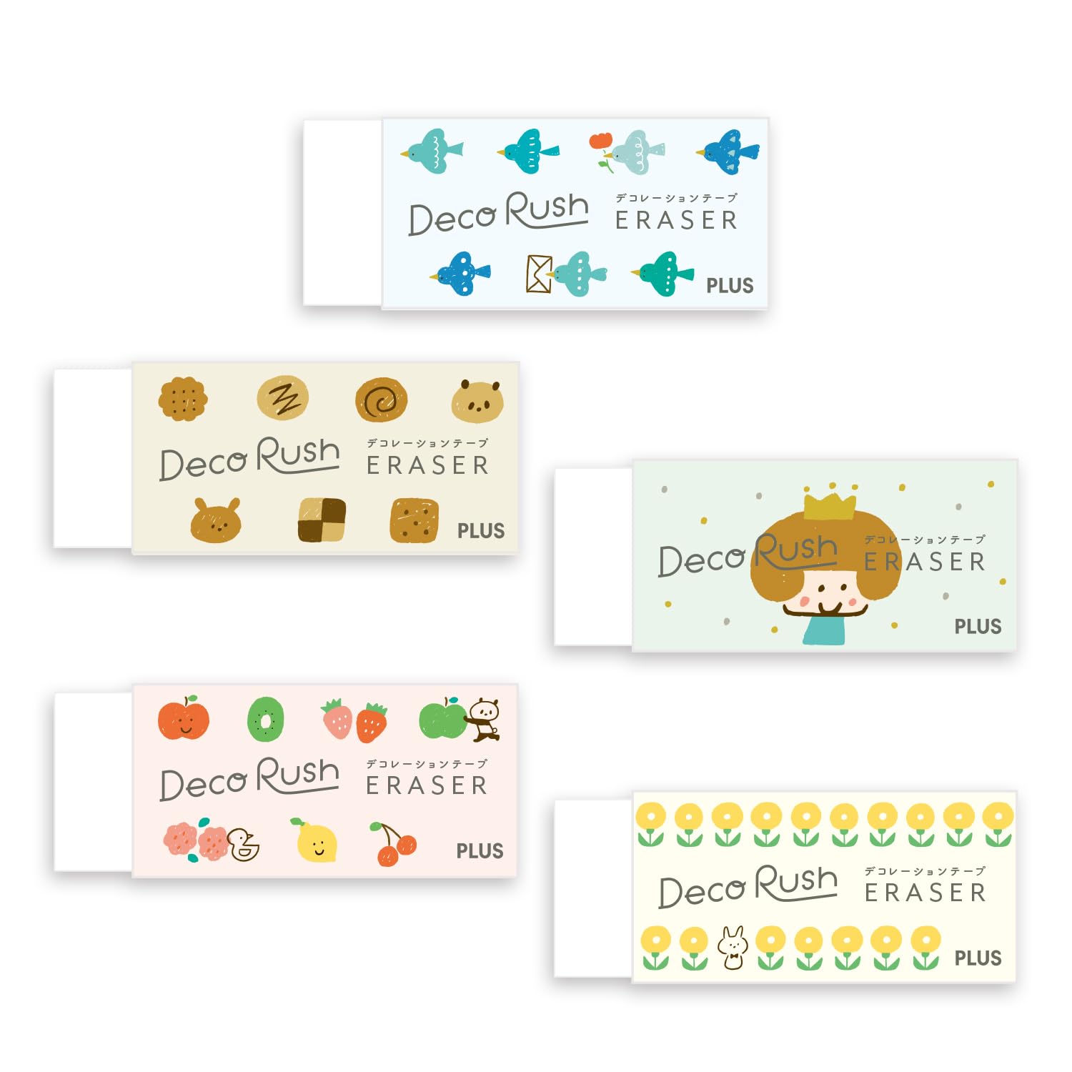 

Plus Deco Rush Limited mizutama Eraser 5 pieces DC-14ER-LM 54482×5