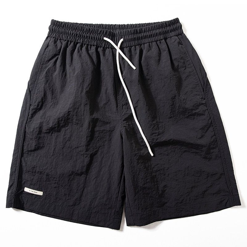 Men's Shorts, Mountain Style, Outdoor Functional, Waterproof, Quick-Dry, Trendy, Loose Fit, Straight-Leg, Casual, Five-Point Pants, Trendy