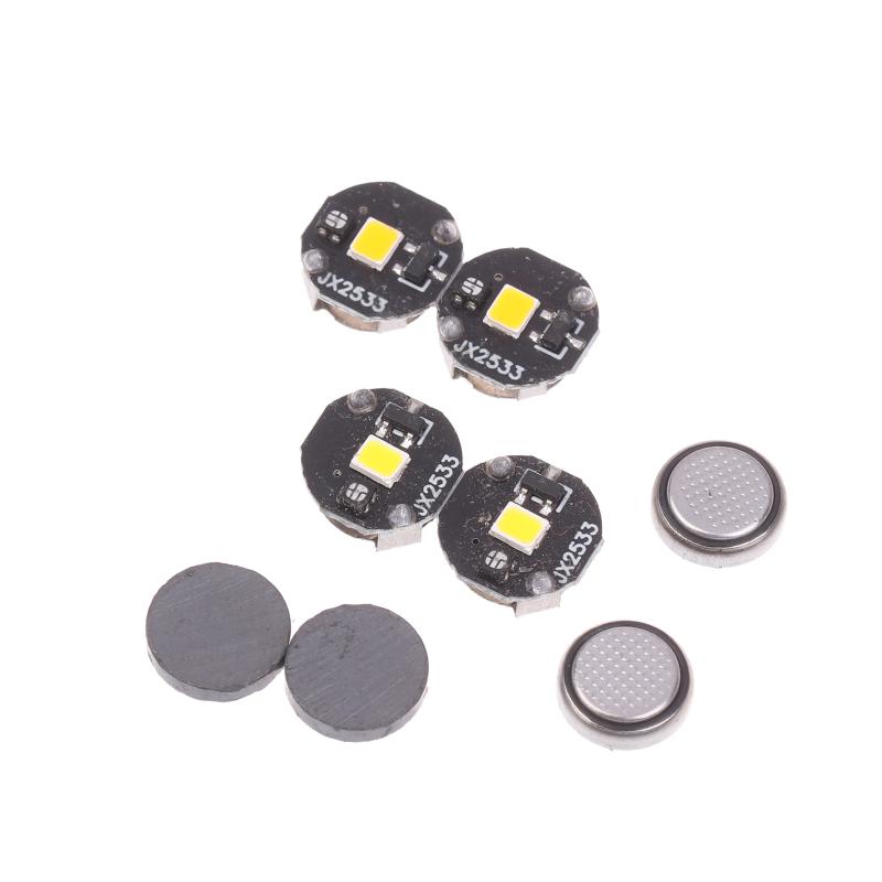 Mini Magnetic Switch LED Lamp for Dollhouse Lighting Tiny Model Toy Eyes Accessories Compact Design for DIY Craft Scenes
