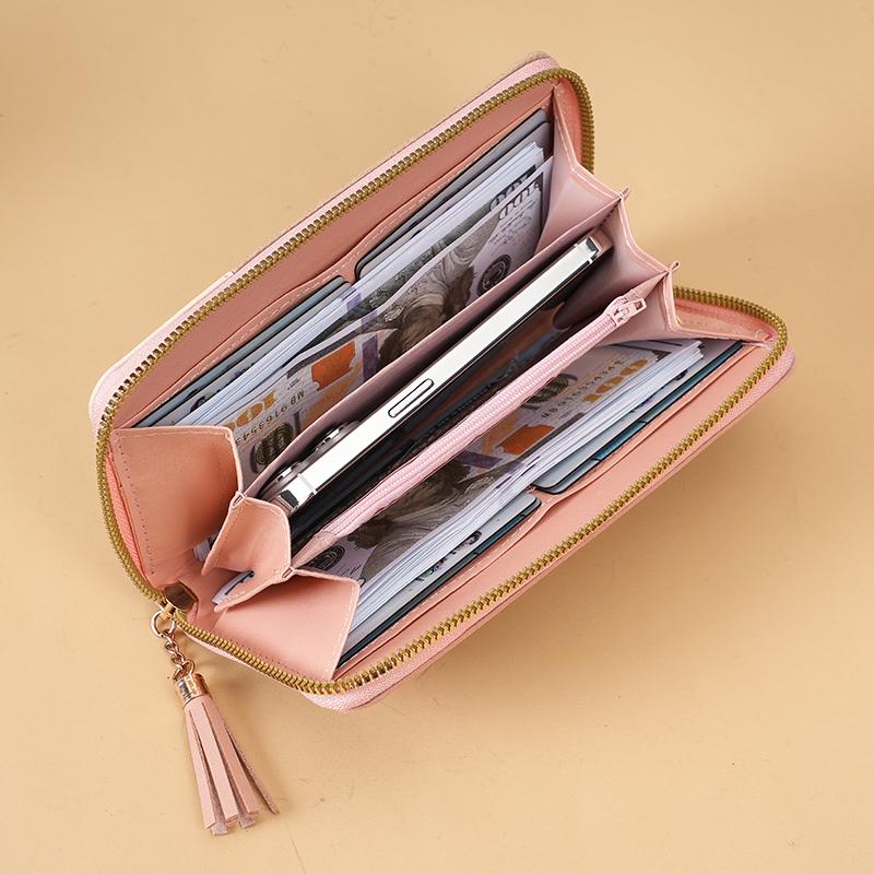 Koreanische version neue kupplung brieftasche frauen lange zipper multifunktionale Joker brieftasche große-kapazität mobile brieftasche