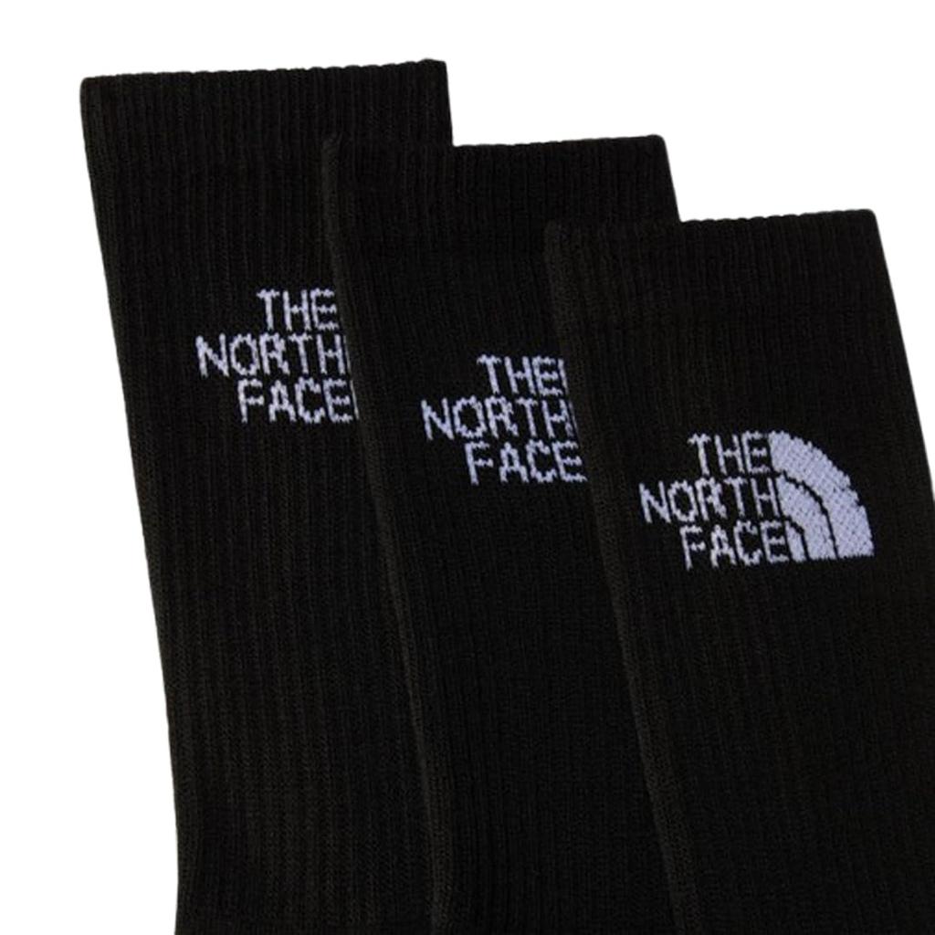 The North Face Multi Sport Cush Crew Assorted Logo Size NF0A882H Men's Socks, 3-Pair Set, Socks, M, TNF_BLACK(JK3)