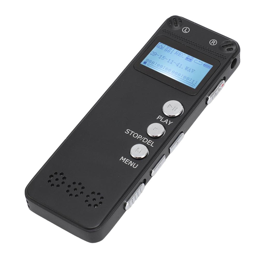 Digital Voice Recorder Professional One Button Recording HD Noise Reduction Voice Activated Recorder MP3 Player with