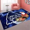 Christmas Door Carpet Floor Mat Halloween Living Room Coffee Table Mat Bathroom Thickened Non-slip Floor Mat