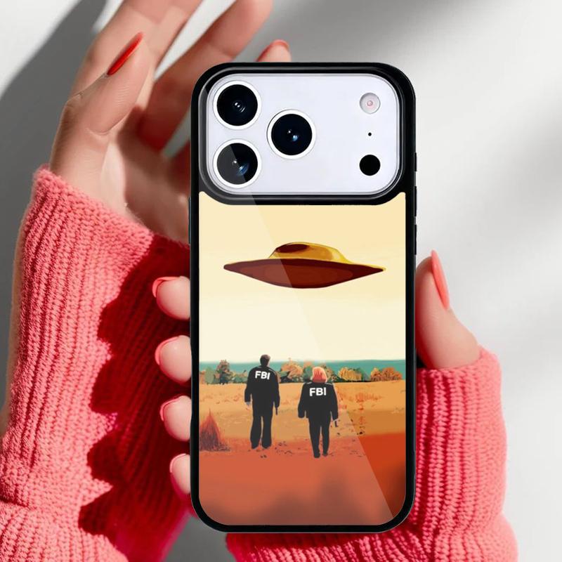 Best The X Files I want to Believe Phone Case for iPhone 17 16 15 14 13 Pro Max Back Cover for 12 11 Pro Coque