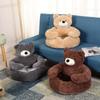 Dog Bed Semi-Enclosed Bear Pet Bed Ultra Soft Dog Nest Removable Puppy Bed Wear Resistant Scratch Resistant Bed Mat Pet Product