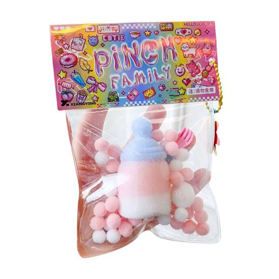 Waffel-Quetschspielzeug, langsame Rückfederung, Stressabbau, Hasen-Dessert, Katzenpfote, zerquetscht, sensorisches Zappelspielzeug, Kneifspielzeug, Geburtstagsgeschenk für Kinder und Erwachsene