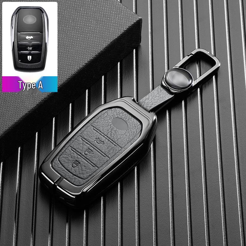 Toyota Prado Key Cover for 2015-2024 Models: Metal Buckle Shell