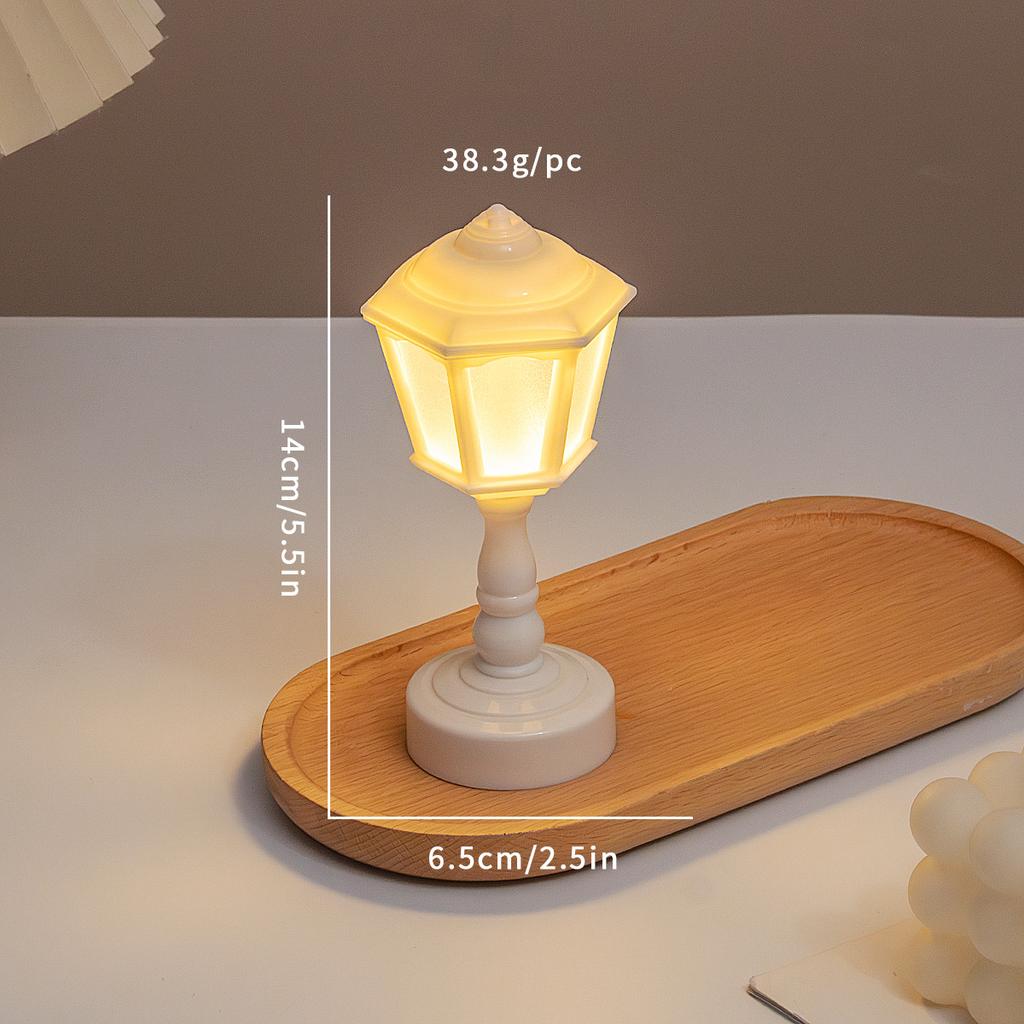 Ins Retro Nightstand Lamp for Bedroom Dorm Desktop Decor Creative Sleep Light Gift for Women Birthday Present