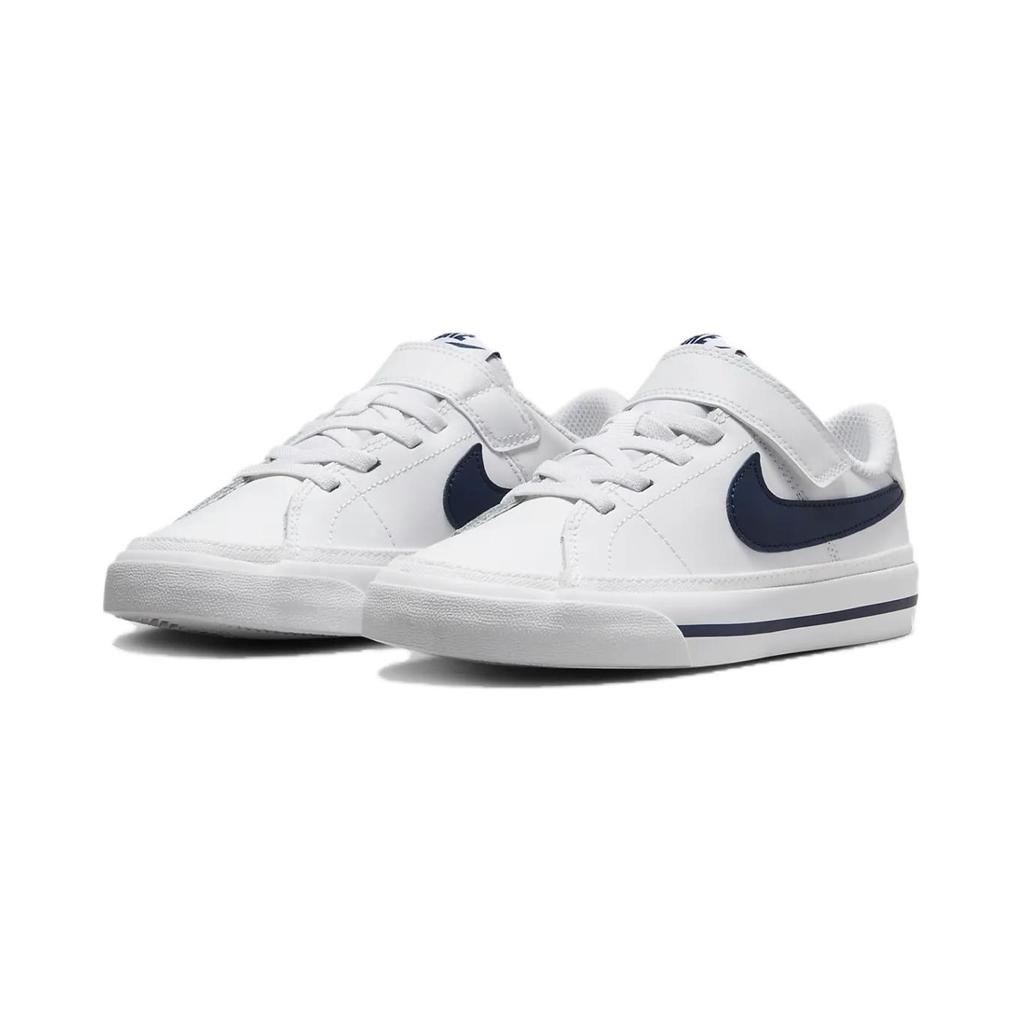 Nike Court Legacy PS White Midnight Navy Kids Sneakers DA5381-125