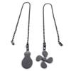 Steel Ceiling Fan Pull Chain Extension Convenient Ceiling Fan Pull Chain Extender for Easy Switches Access in Home Decors