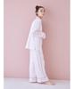 Gelato Pique Holiday Piping Satin Shirt PWFT245279 OWHT Free Size Women's