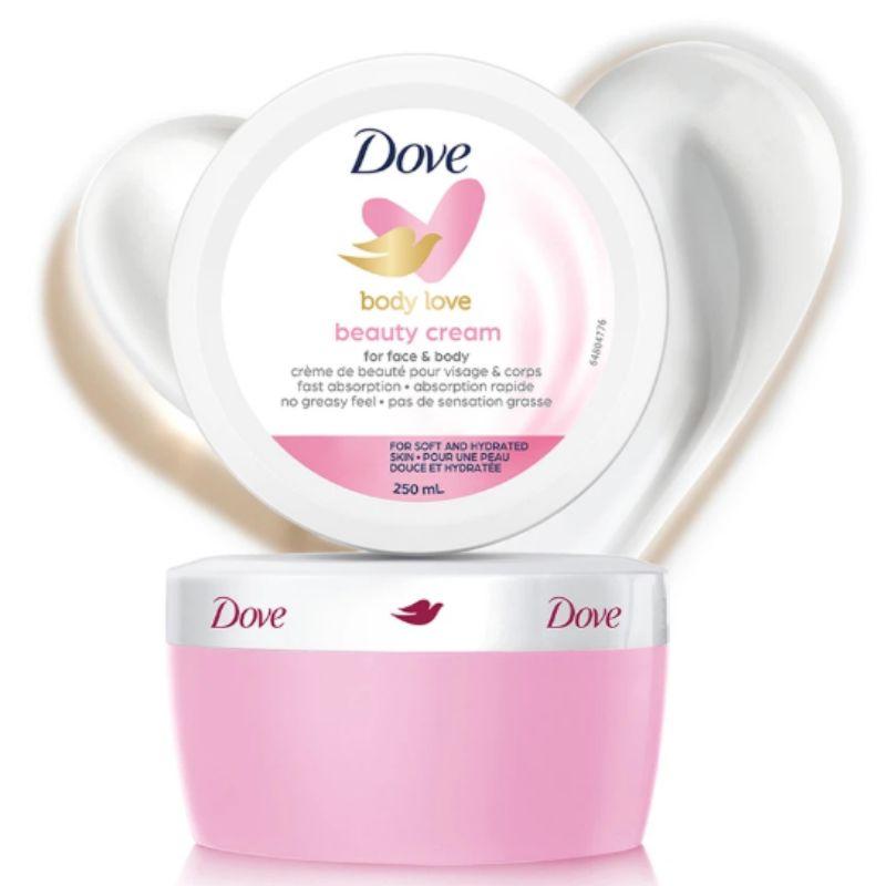 Крем Dove Beauty для лица и тела 250 мл – Глубокоувлажняющий крем для мягкой и гладкой кожи