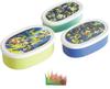 Splatoon 3 Bento Set of Sealable Made in Top Container Middle Container Bottom Container Splatoon Set Boxes, 3, Containers, Microwaveable, Japan,