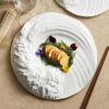 Kreative spitze platte geformt keramik westlichen lebensmittel platte home küche dekoration geschirr hotel restaurant dessert steak platte