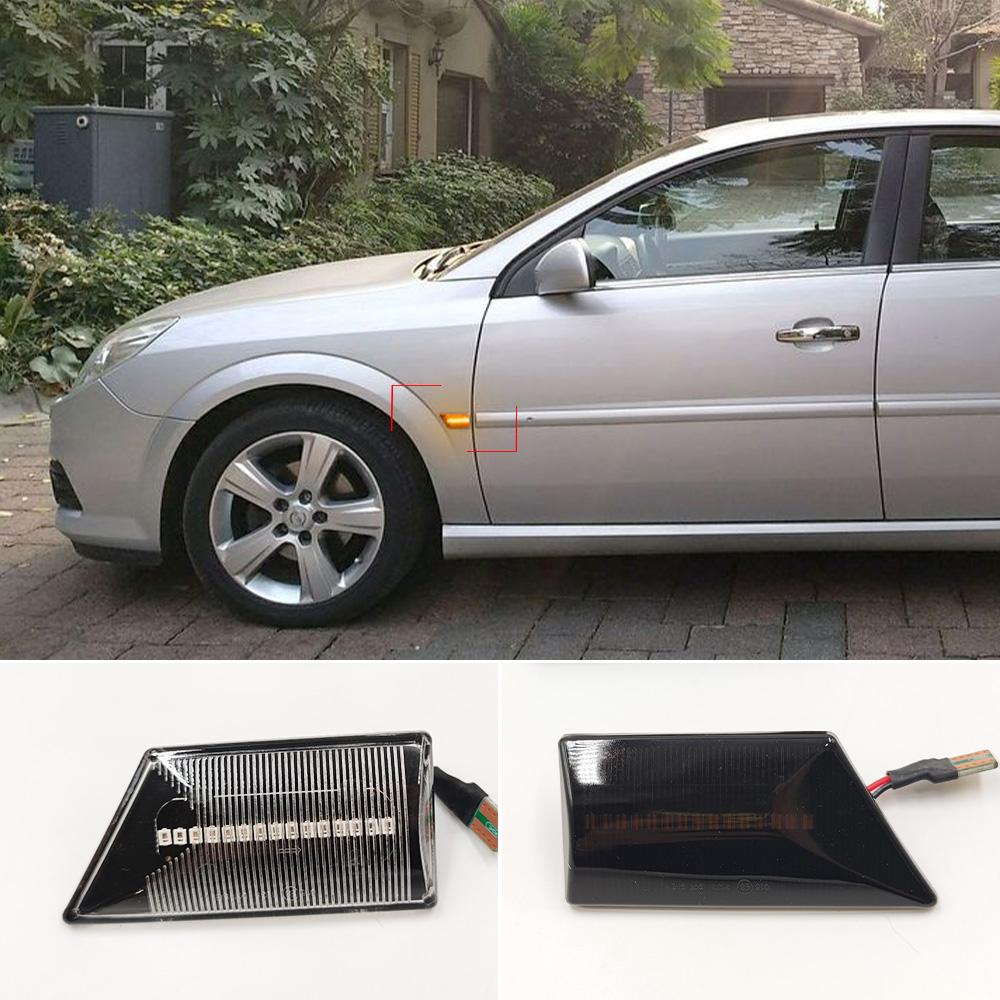 Auto Lighting Turn Signal Light Dynamic LED Side Marker Side Repeater Light Blinker for OPEL Vectra C 01-08 for Signum 03-08