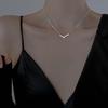 Women's Gold-Plated Geometric Clavicle Necklace - 2022 High-End, Simple Design