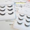 Keqiba Little Devil False Eyelashes Set - 3 Pairs, Natural, Dense, Curled, Long with Glue