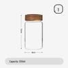 Japanese Glass Storage Jar with Lid for Coffee, Tea, Dried Tangerine Peel, and Grains