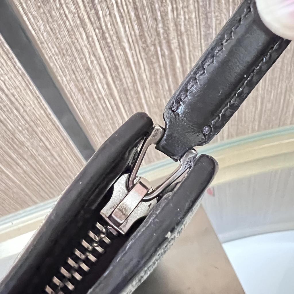 [Usato] Pochette in Tela GG Supreme con Striscia Logo Vintage e Web - Buono #10NIP2Z