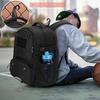 [DSLEAF] Basketball Backpack for Juniors, Basketball Backpack for Club Activities, Ball Storage, Soccer Backpack, Student/Adult (Black)