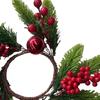 Weihnachts-Kerzenring Handgefertigte Dekoration für Geburtstag Tür Jubiläen Stilvoll A