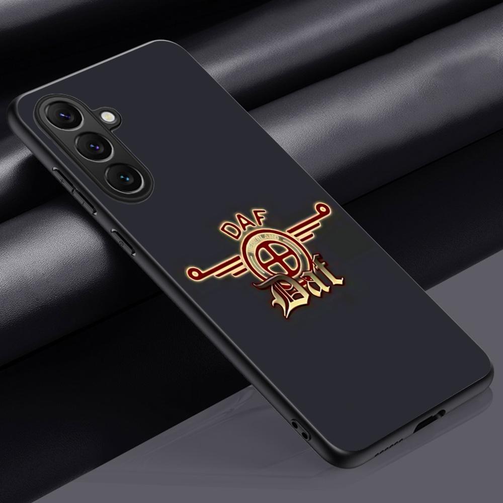 D-dafs Logo Car Logo Fashion Pattern Phone Case For Samsung Galaxy S26 S25 S24 S23 S22 S21 Plus Ultra Note20 Soft Black