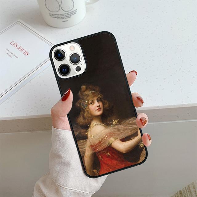 Famous painting Adorable Phone Case For iPhone 17 Air 14 15 16 13 12 Cover For Apple Pro Max 6S Plus Coque