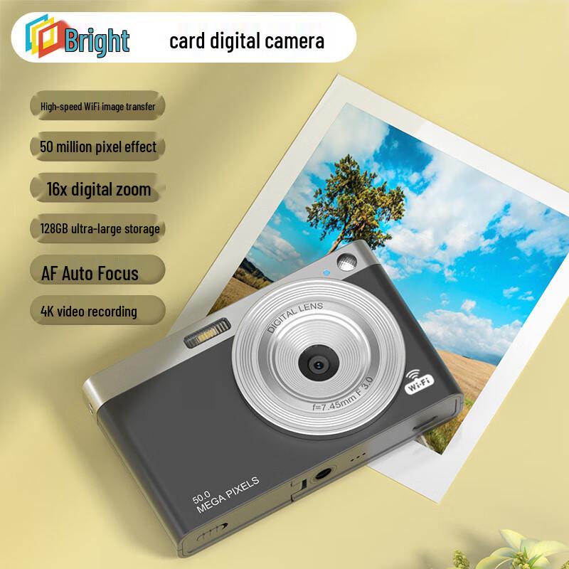 

Portable Vlogging Digital Camera with 128GB Card (CN version)