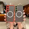 For Magsafe Phone Case For Samsung Galaxy S21 S20 FE S24 S23 S22 Plus Note 20 Ultra A54 A53 A52s A52 A34 A33 A14 A13 5G Cover