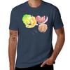 Watercolor Abstract Spring Flowers Tshirt Casual Everyday Short Sleeve Tshirt