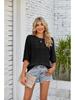 2024 Summer Women's Fashion Round Neck Hollow-Out Sun Protection Knit Sweater Cardigan