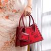 2024 Spring/Summer Red Wedding Bag Fashionable Light Luxury Bridal Bag for Women, Niche High-End Crossbody Handbag
