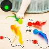 Cat Interactive Toy Tickle Cat Colorful Bouncing Ball Pet SuppliesPuzzle Teasing Indoor Cat Worm Caterpillar Elastic Feather Toy