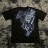Winged Skull Mens Cotton TShirt Gothic Punk Streetwear - Men's Summer Cotton Graphic Tee