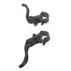 Bike Brake Cable Set Bicycle Shifter Cable Housing Kit with Brake Levers End Cap S Shaped Clip for