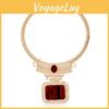 Retro-Choker-Halskette aus Legierung mit galvanisiertem Finish für den täglichen Gebrauch und als Geschenk
