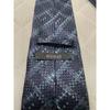 Used GUCCI Gucci tie navy all-over pattern silk