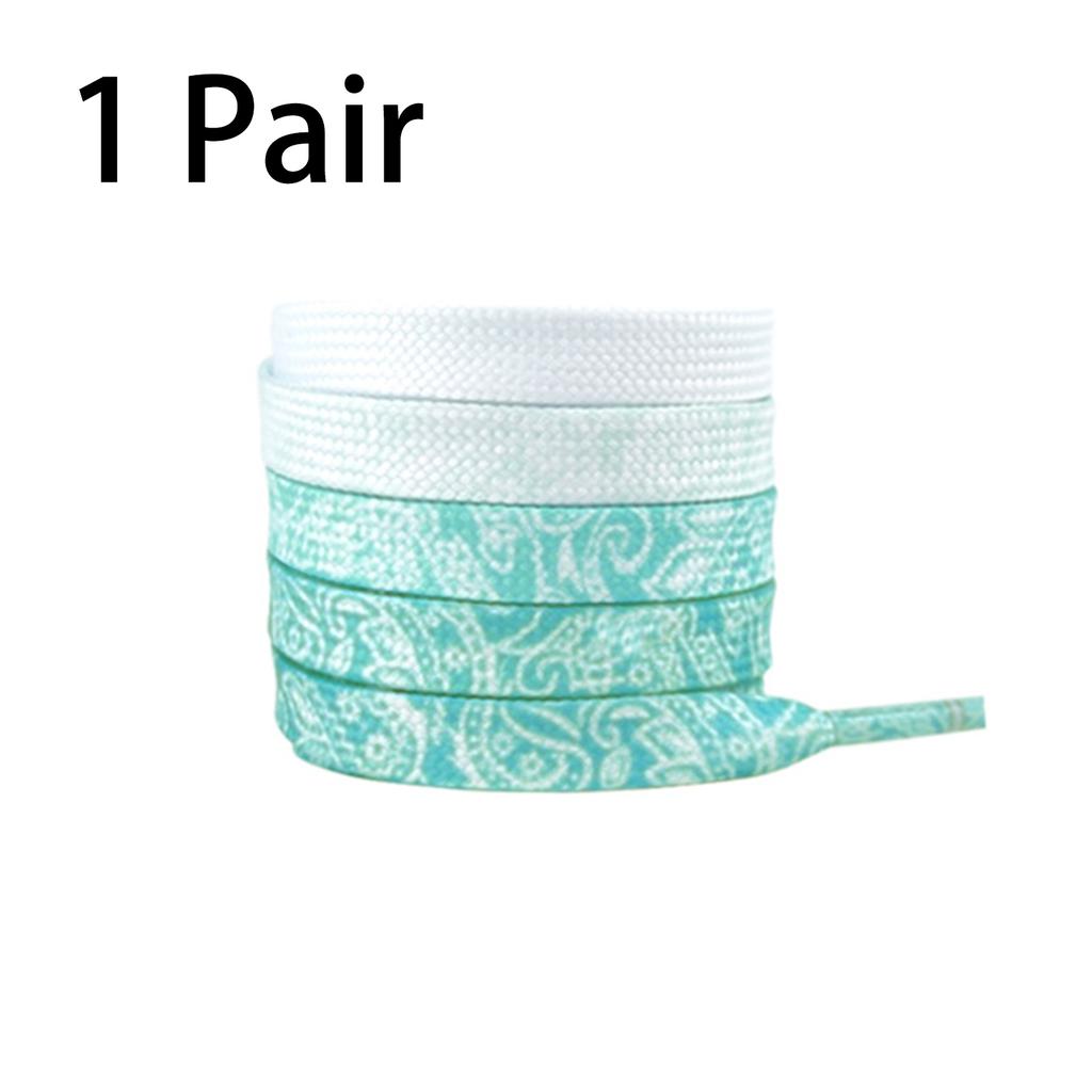 Gradient Cashew Flower Shoe Laces Colored Shoelaces For Sneakers Adult And Kids Shoelace Flat Shoestrings 100cm