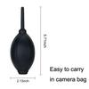 JJC Camera Air Blower, Black, for Cleaning Cameras, Lens Cleaning, Silicone Maintenance, High-Powered Blower Pro