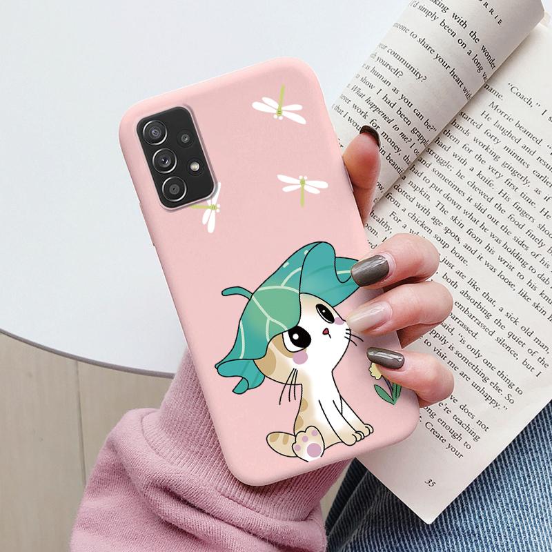 Soft Case For Samsung Galaxy A73 5G Phone Cover Cute Flowers Butterfly Fundas TPU Coque For Samsung A73 A 73 5G Bumper Cases