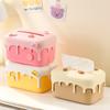 UFORU Cream Cake Tissue Box Living Room High-grade Light Luxury Art Exquisite Creative Table Storage Paper Box Tissue Dispenser