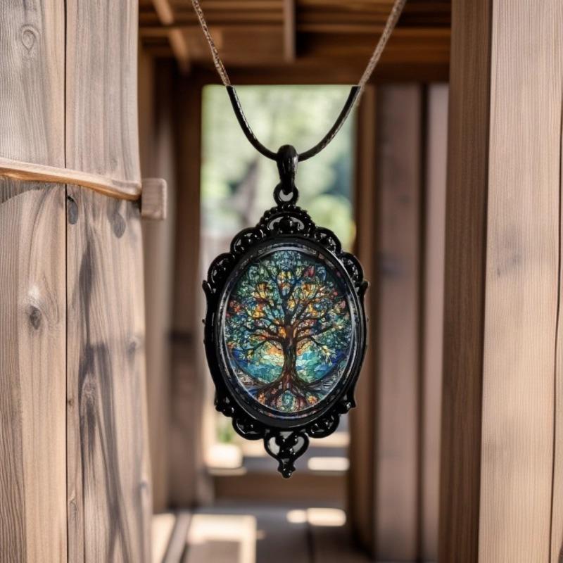 

Ожерелье Бронзовое Старое Ретро Нишевый Дизайн Чувство Персонализированная Цепочка на Ключицу