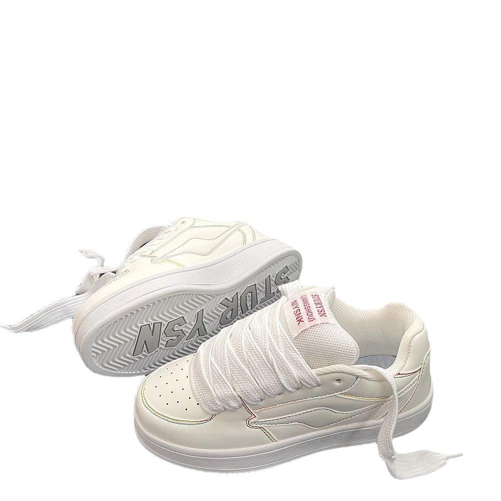 New Niche Color Matching Design Board Shoes Women's Fashion Trend Student Versatile Casual Bread Shoes