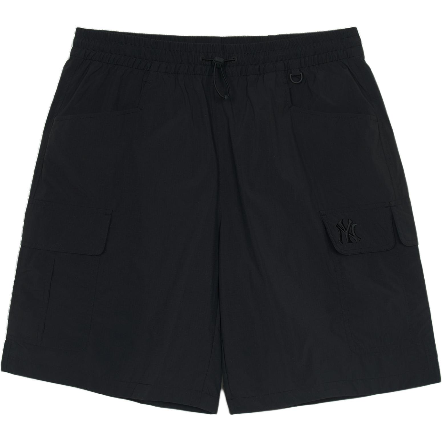 

New MLB Cargo Shorts Unisex Black 3ASMB1153-50BKS L