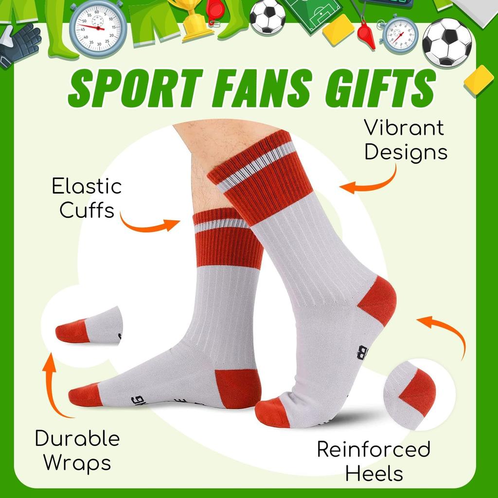 Zmart Men Women Sports Gifts - Softball Lifting Basketball Baseball Hockey Soccer Socks