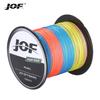 JOF PE 4 Braided Wire Portable Green and Yellow Smooth Fishing Line for Floating in Streams Lakes Rivers