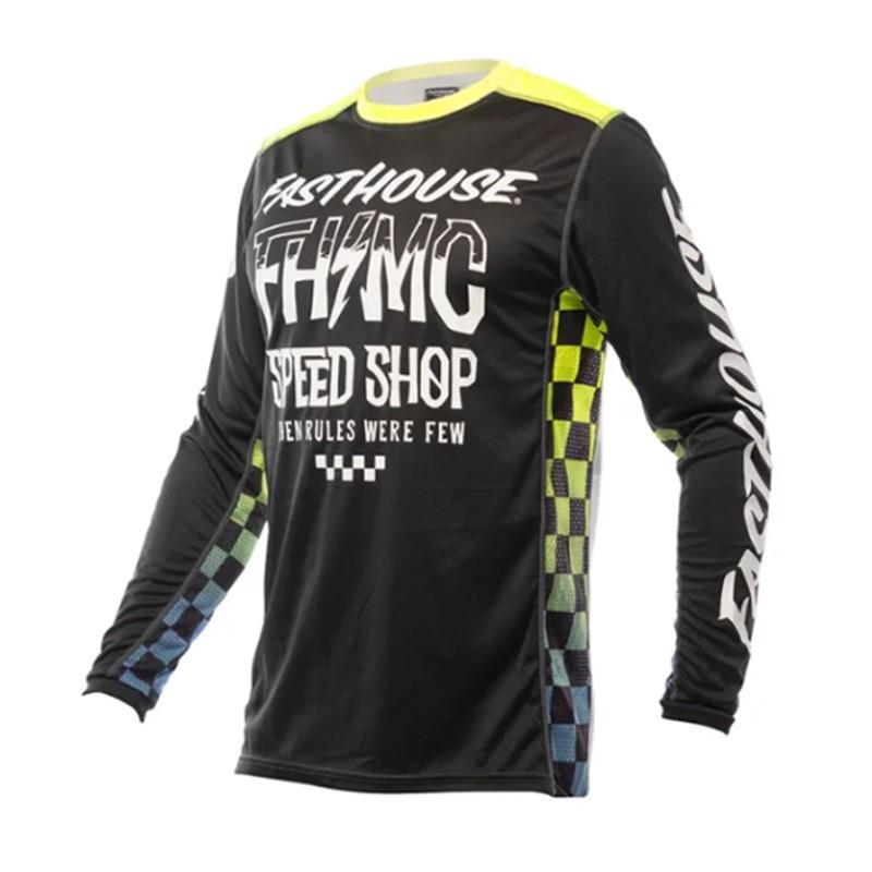 FASTHOUSE Schnelltrocknendes Langarm-Radtrikot Mountainbike Downhill-Rennen Outdoor-Trail-Fahren