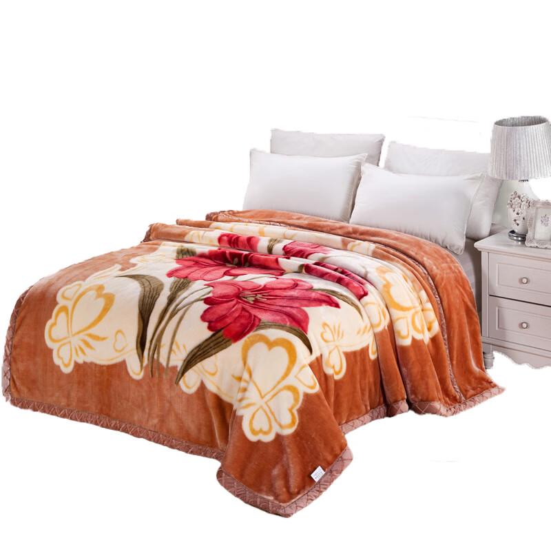 

Fuyuefen Double-Layer Raschel Warm Blanket 150cm x 200cm (4.4 lbs)