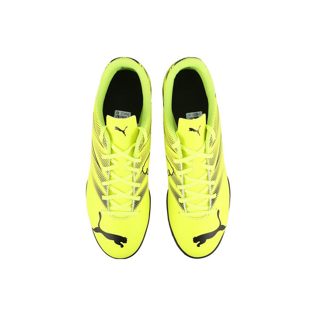 Puma Attacanto Round Toe Comfortable TT (Rubber Studs) Durable Breathable Soccer Shoes Men soccer shoes Yellow 107478-07